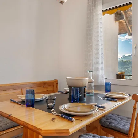 Panoramic View With Balcony, Fireplace And Parking Tiefencastel