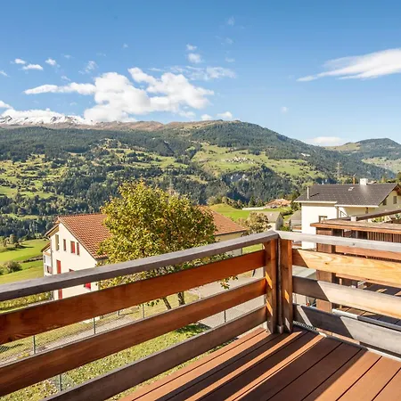 Apartman Panoramic View With Balcony, Fireplace And Parking Tiefencastel